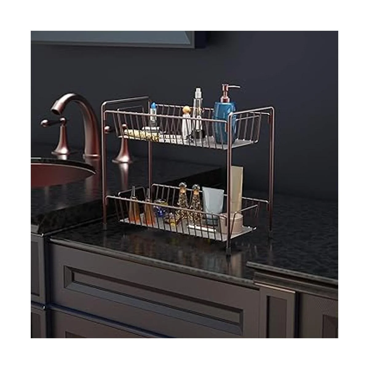 SimpleHouseware Estante de especias para encimera de 2