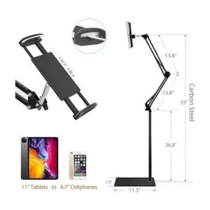Soporte de piso para tableta soporte de ángulo de montaje_3