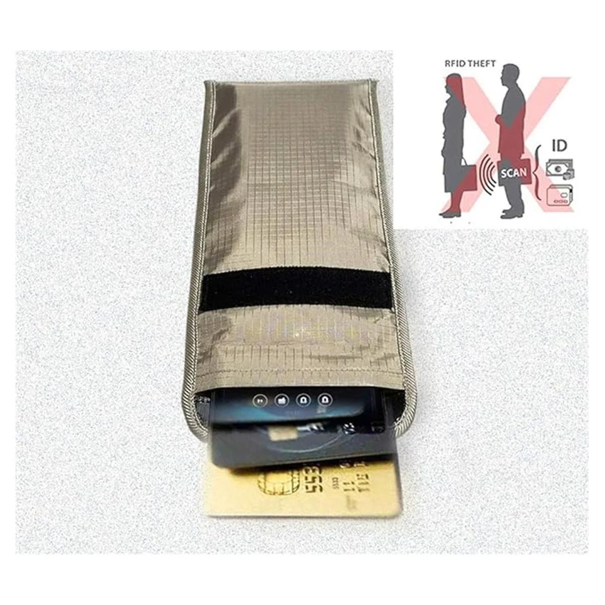 Faraday Bolsa antiradiación para teléfono celular_5