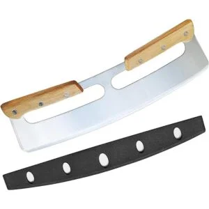 Cortador de pizza cuchillo de hoja de acero inoxidable