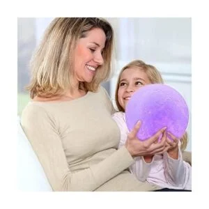 Lámpara de luna LOGROTATE 3D con impresión LED de 16_6