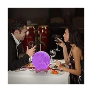 Lámpara de luna LOGROTATE 3D con impresión LED de 16_4