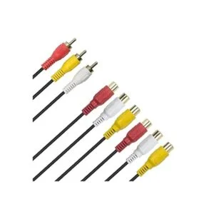Duttek Cable divisor RCA divisor AV 3 RCA macho a 6_3