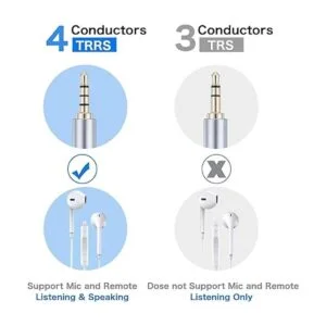 Cable de audio macho a macho de 6 pies 90 grados TRRS_6