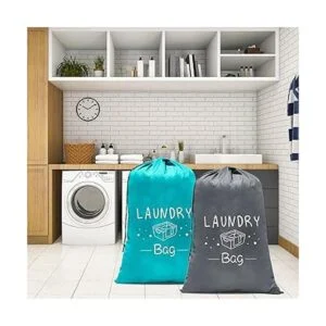 Sylfairy Paquete de 2 bolsas de lavandería de viaje extra_5