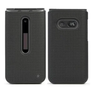 Funda para LG Classic Flip Nakedcellphone Negro Funda_2