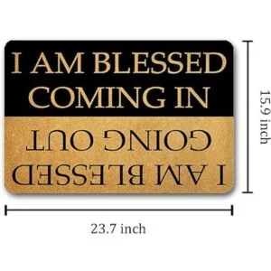 Felpudo de bienvenida Julia con texto en inglés Hello_5