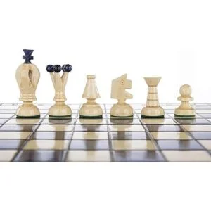 Juego de ajedrez plegable de madera París BLUEBERRY_4