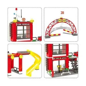 Juego de bloques de construcción de la estación de_2