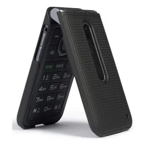 Funda para LG Classic Flip Nakedcellphone Negro Funda_4