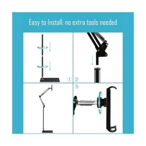 Soporte de piso para tableta soporte de ángulo de montaje_6