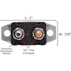 Fastronix Disyuntor de reinicio automático 25A 12V tipo 1_5