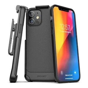 Encased Compatible con iPhone 12 cinturón clip caso_1
