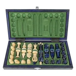 Juego de ajedrez plegable de madera París BLUEBERRY_2