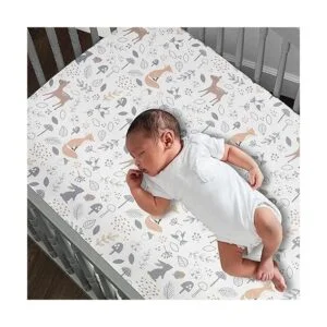 Bedtime Originals Deer Park Sábana bajera ajustable para_2