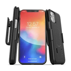 Funda para iPhone 12 con clip de cinturón de la serie_1