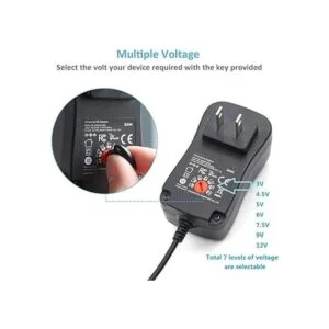 POWSEED Adaptador de CA universal de 3 V 4.5 V 5 V 6 V_4