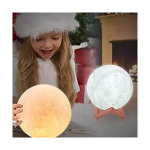 Lámpara de luna LOGROTATE 3D con impresión LED de 16_3