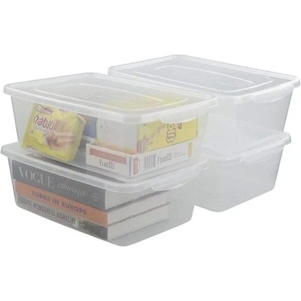 Gloreen Contenedor de almacenamiento transparente