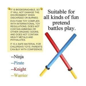 Espadas de espuma para niños 22 pulgadas juego de 8_3