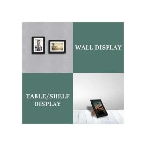 BAIJIALI 4 portarretratos de 5 x 7 de madera desgastada y_6