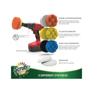 SCRUBIT Paquete de 22 almohadillas de pulido de espuma_2