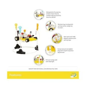 Dream On Me Champ Activity Center Jumper amarillo_5