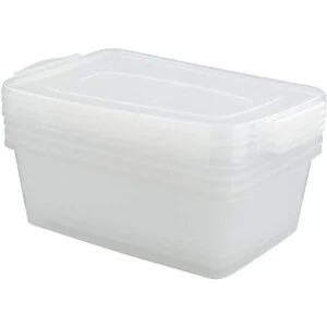 Gloreen Contenedor de almacenamiento transparente