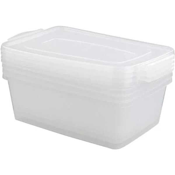 Gloreen Contenedor de almacenamiento transparente