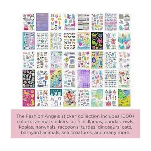 Fashion Angels Lindas calcomanías de animales para niños_2