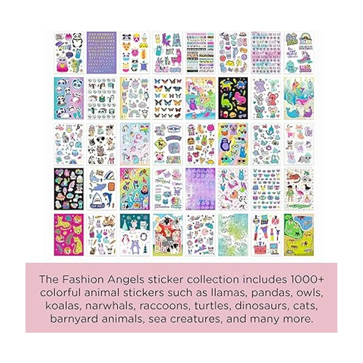 Fashion Angels Lindas calcomanías de animales para niños_2