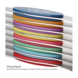 Juego de 9 cucharas medidoras magnéticas apilables de