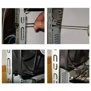 AUEAR Paquete de 50 ventiladores de silicona suave anti