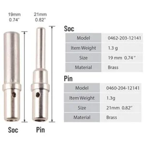 JRready DTP Connector Kit ST6138 2 Pin Gray Waterproof_3