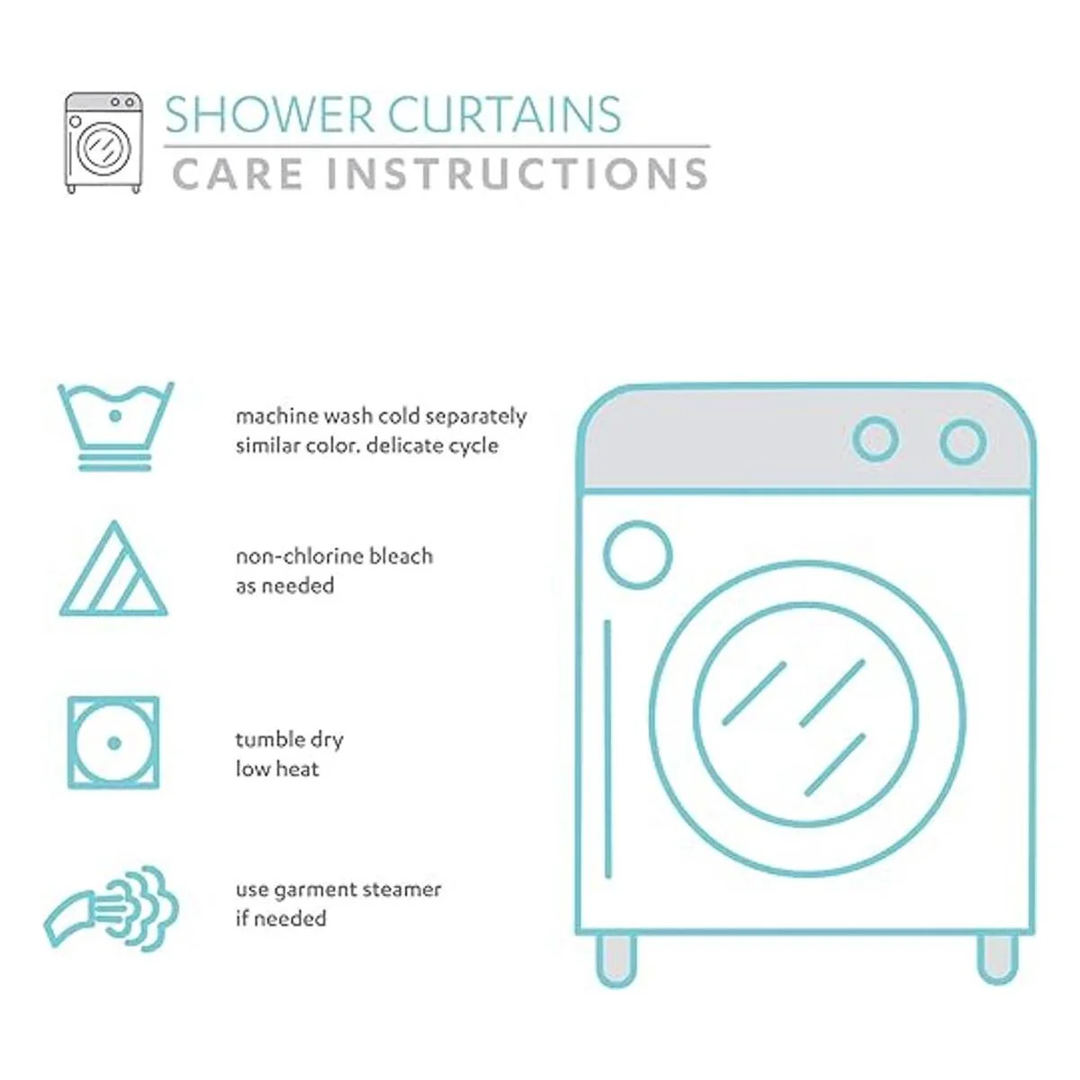 Lush Decor Cortina de ducha a rayas bohemias 72 x 72_6