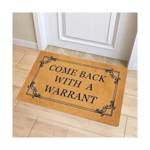 Alfombra de bienvenida genaric 29.5 x 17.7 pulgadas