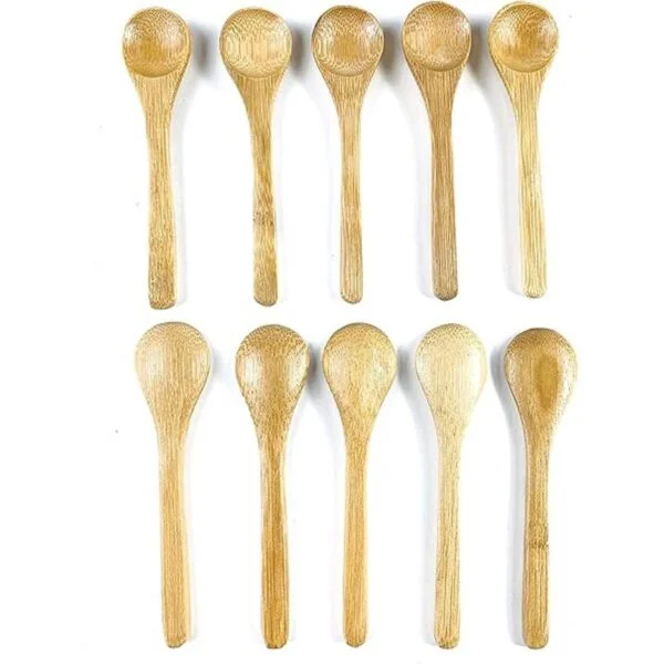 JapanBargain Cucharas de bambú para té o especias 2 4 x