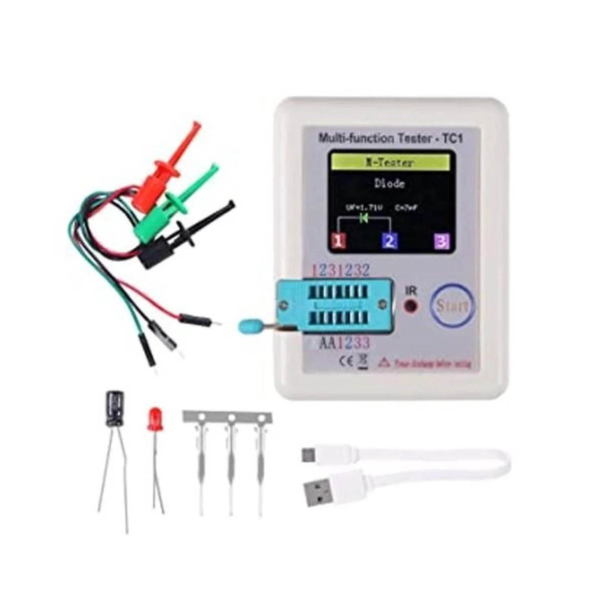 ACEIRMC LCRTC1 Probador multifunción pantalla colorida_1