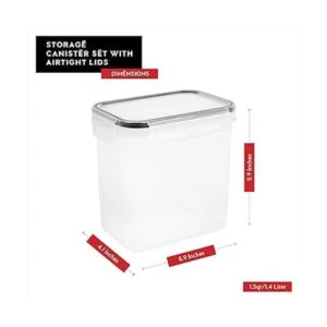 DWLLZA KITCHEN Juego de recipientes herméticos de