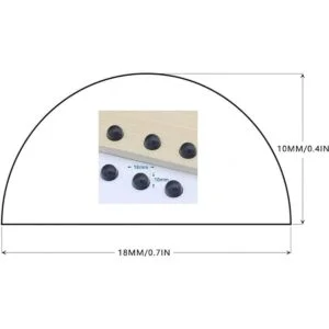 Juego de 20 patas de aislamiento autoadhesivas_4