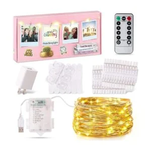 Guirnalda de luces LED 16.4 pies con 50 clips_1