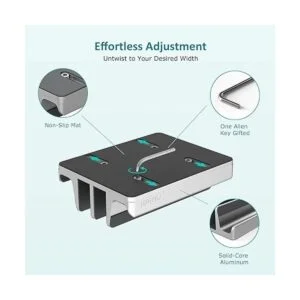Soporte vertical para portátil SPACEMax ajustable Nukoi_6