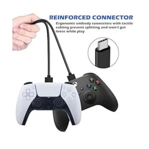 Cable de carga USB C compatible con controlador PS5_2