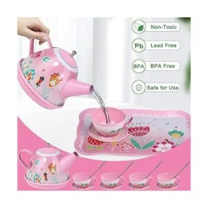 Juego de fiesta de té para niñas pequeñas juguete_4