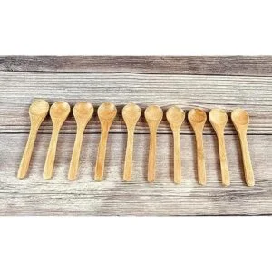JapanBargain Cucharas de bambú para té o especias 2 4 x