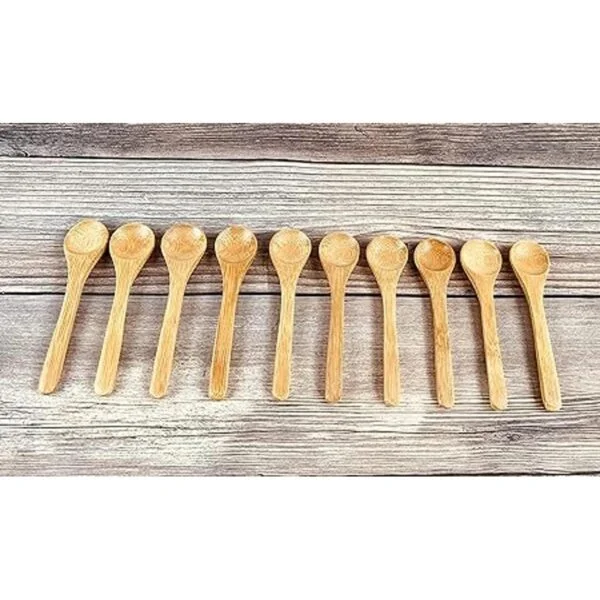 JapanBargain Cucharas de bambú para té o especias 2 4 x