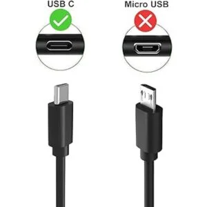 Cargador USB C AC apto para auriculares Samsung Galaxy_2