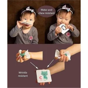 Tarjetas flash del alfabeto de fieltro animal a juego 52_2