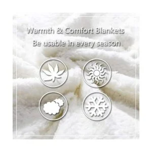 Feelyou Dragonfly Fleece Sherpa Throw Blanket Soft Cozy_3