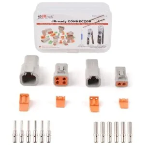 JRready ST6139 DTP Connector Kit 2 4 Pin Gray IP67_1